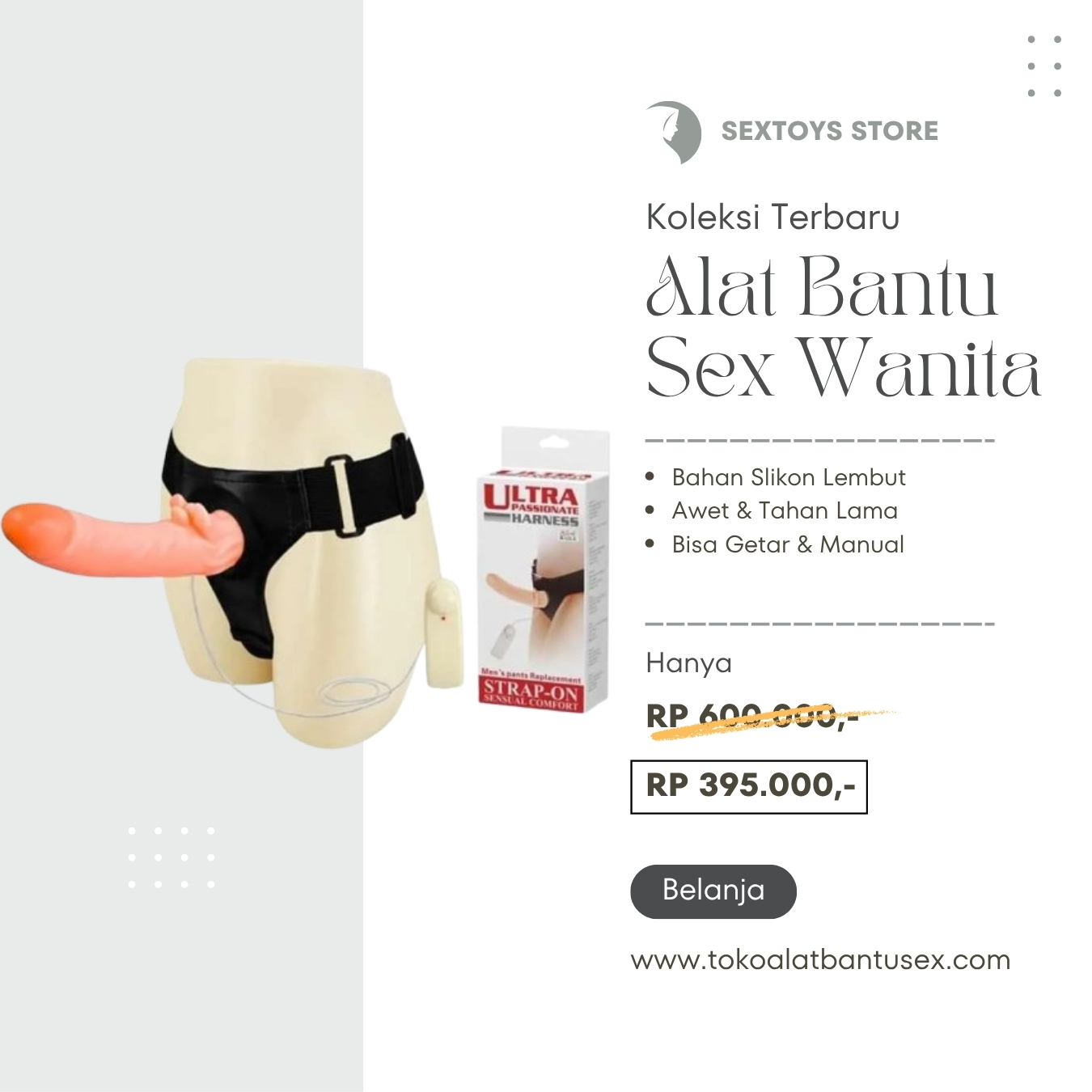 Penis Ikat Pinggang Getar Surabaya ✸ Jual Alat Bantu Sex Wanita Pria COD